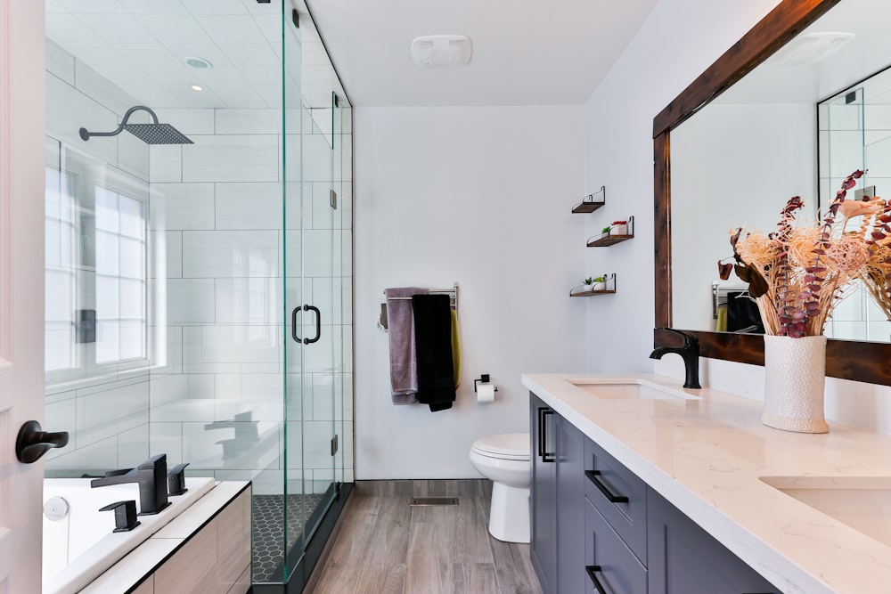 Ducha moderna remodelada